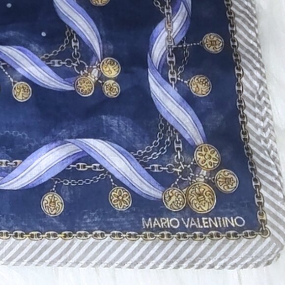 NEW Mario Valentino small scarf/neckerchief NWOT - Picture 2 of 4